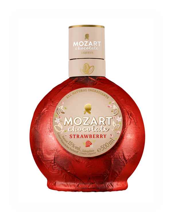 Mozart White Chocolate Strawberry Cream Liqueur