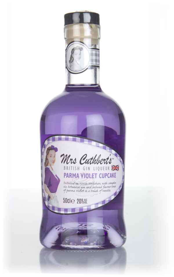 Mrs Cuthbert's Parma Violet Cupcake Gin Liqueur