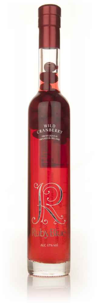 RubyBlue Bottle-Aged Wild Cranberry Liqueur