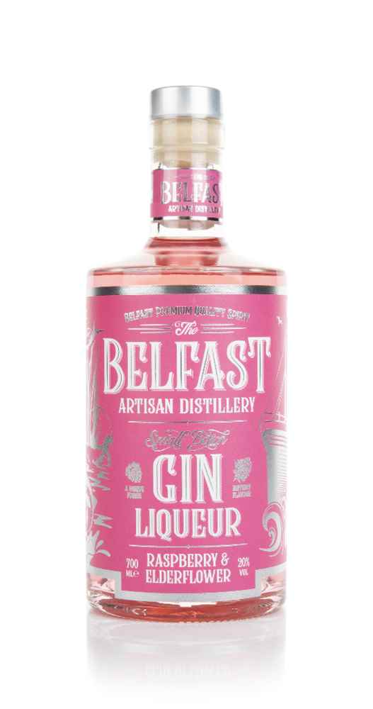 Belfast Raspberry & Elderflower Gin Liqueur
