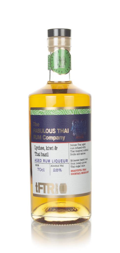 The Fabulous Thai Rum Company Lychee, Kiwi & Thai Basil Rum Liqueur product image