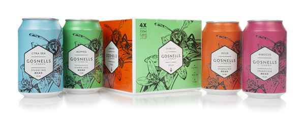 Gosnells Sparkling Mead Mixed Pack (4 x 330ml)