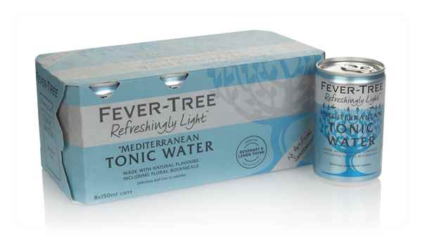 Fever-Tree Refreshingly Light Mediterranean Tonic Water Fridge Pack (8 x 150ml)