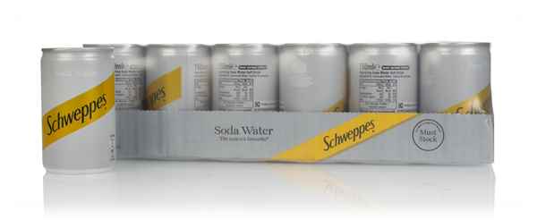 Schweppes Soda Water (24 x 150ml)