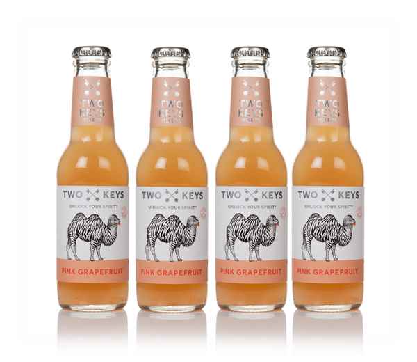 Two Keys Pink Grapefruit Soda (4 x 200ml)