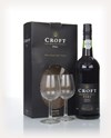 Croft Late Bottled Vintage 1991 Gift Pack with 2x Glasses