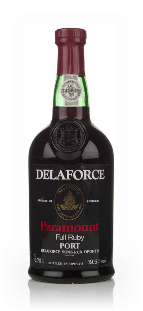 Delaforce Paramount Full Ruby Port - 1980s