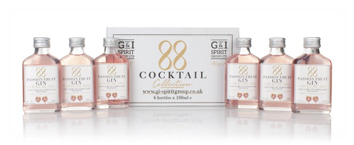 88 Cocktail Passion Fruit Gin Cocktail Mix (6 x 100ml)