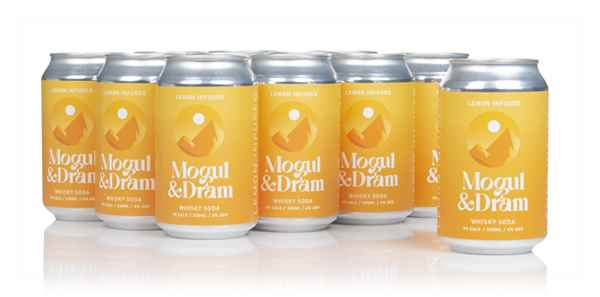 Mogul & Dram Lemon Infused Whisky & Soda (12 x 330ml)