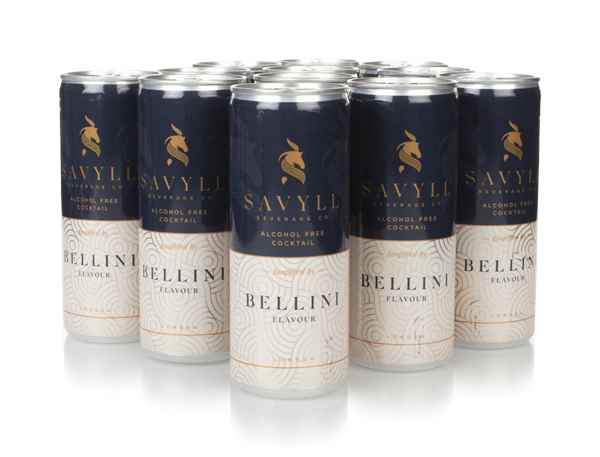 Savyll Alcohol Free Cocktail - Bellini (12 x 250ml)
