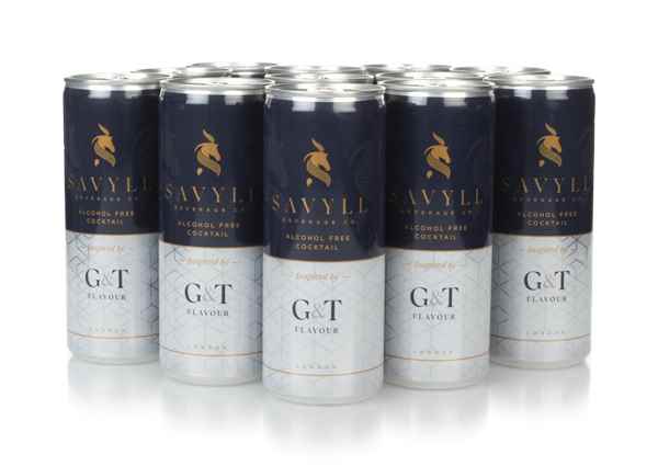 Savyll Alcohol Free Cocktail - G&T (12 x 250ml)