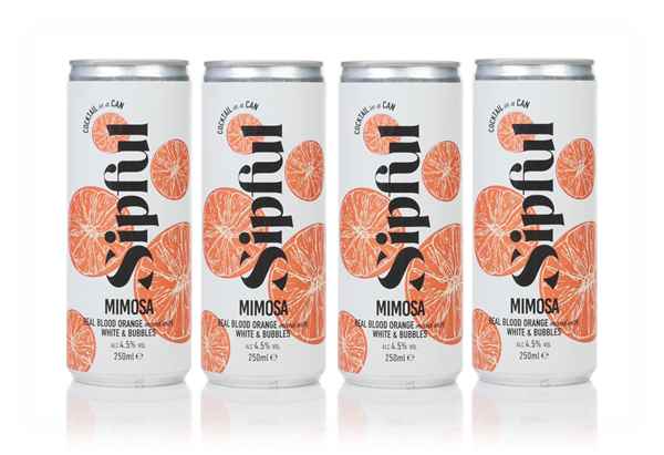 Sipful Blood Orange Mimosa  (4 x 250ml)