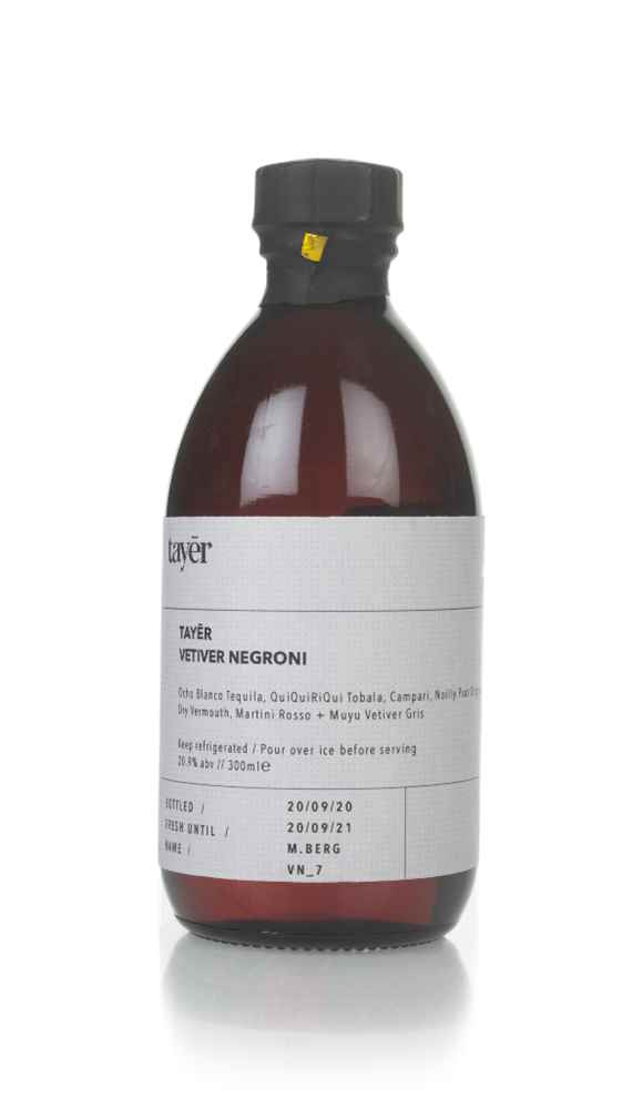 Tayer Vetiver Negroni