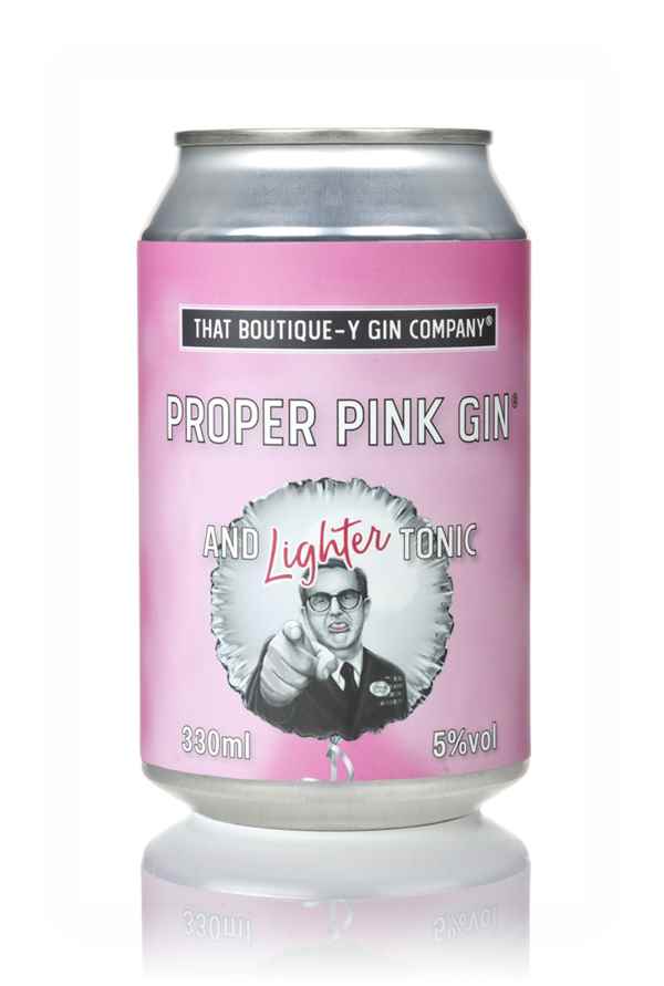 That Boutique-y Gin Company Proper Pink Gin and Lighter Tonic