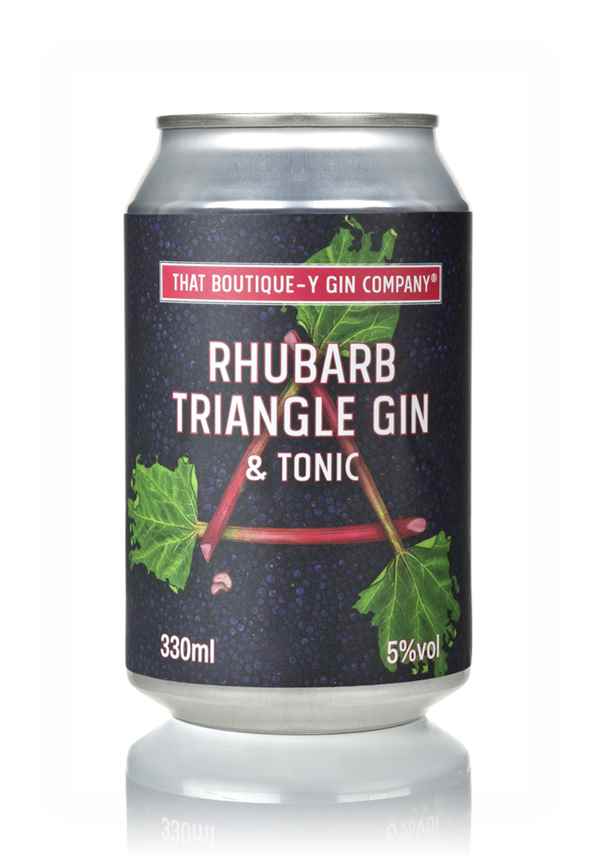 That Boutique-y Gin Company Rhubarb Triangle Gin and Tonic