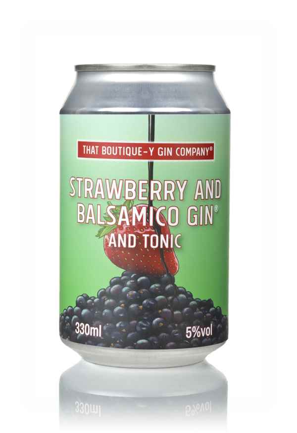 That Boutique-y Gin Company Strawberry & Balsamico Gin and Tonic