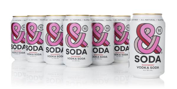 &SODA Raspberry Vodka Soda (12 x 330ml) product image