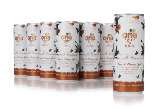 One Gin & Tonic – Sage & Orange Zest (12 x 250ml) product image