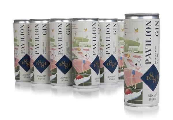 1881 Pavilion Pink Hydro Gin & Tonic (12 x 250ml)