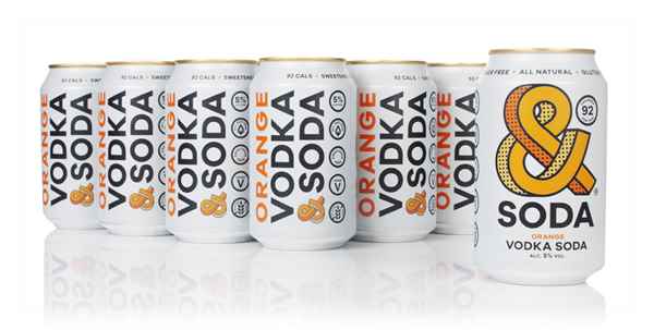&SODA Orange Vodka Soda (12 x 330ml)