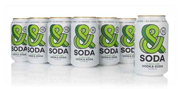 &SODA Classic Lime Vodka Soda (12 x 330ml)