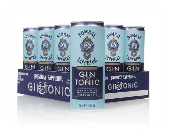 Bombay Sapphire Gin & Tonic (12 x 250ml)