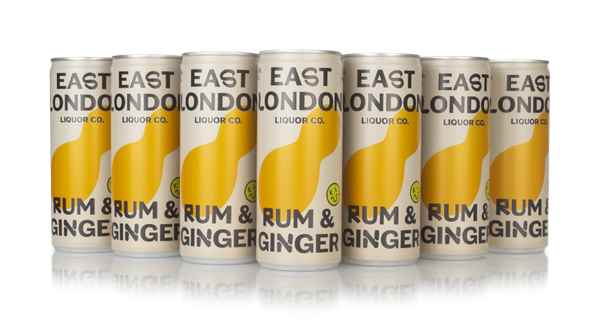 East London Liquor Company Rum & Ginger (12 x 250ml)