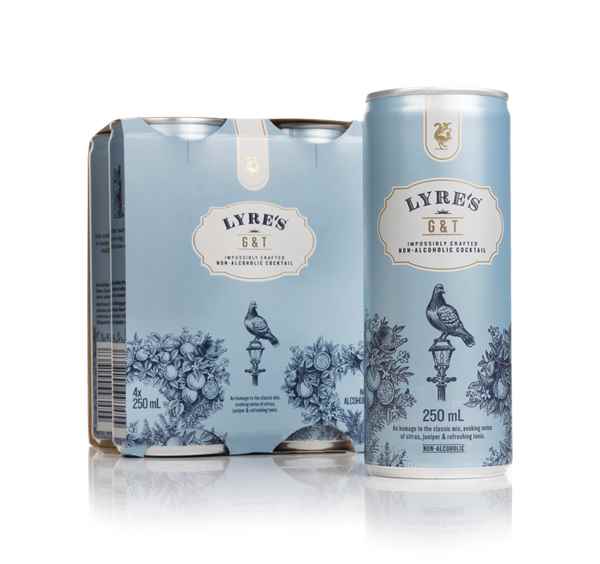 Lyre's Non-Alcoholic G&T (4 x 250ml)