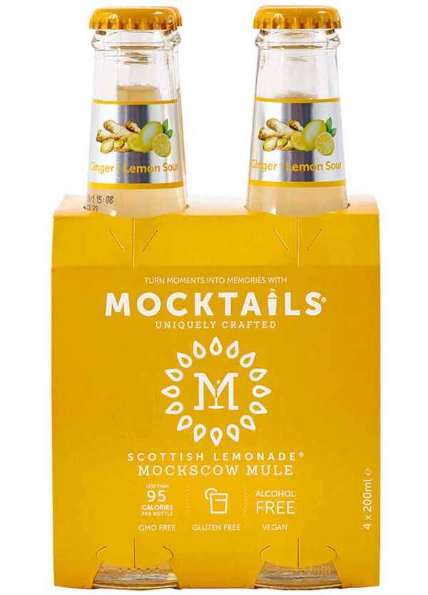 Mocktails Scottish Lemonade Mockscow Mule (4 x 200ml)