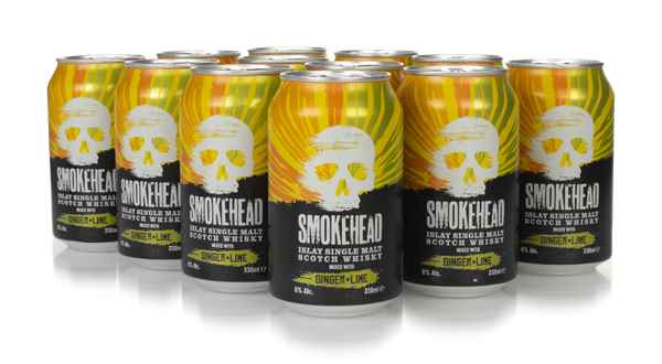 Smokehead with Ginger Ale & Lime (12 x 330ml)