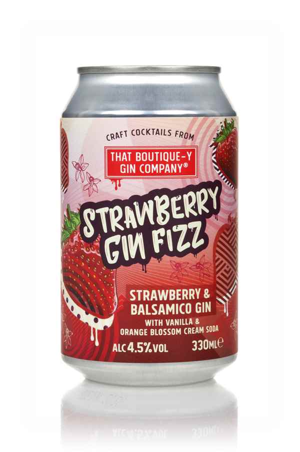 That Boutique-y Gin Company Strawberry Gin Fizz