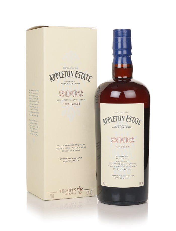 Appleton Estate 20 Year Old 2002 - Hearts Collection