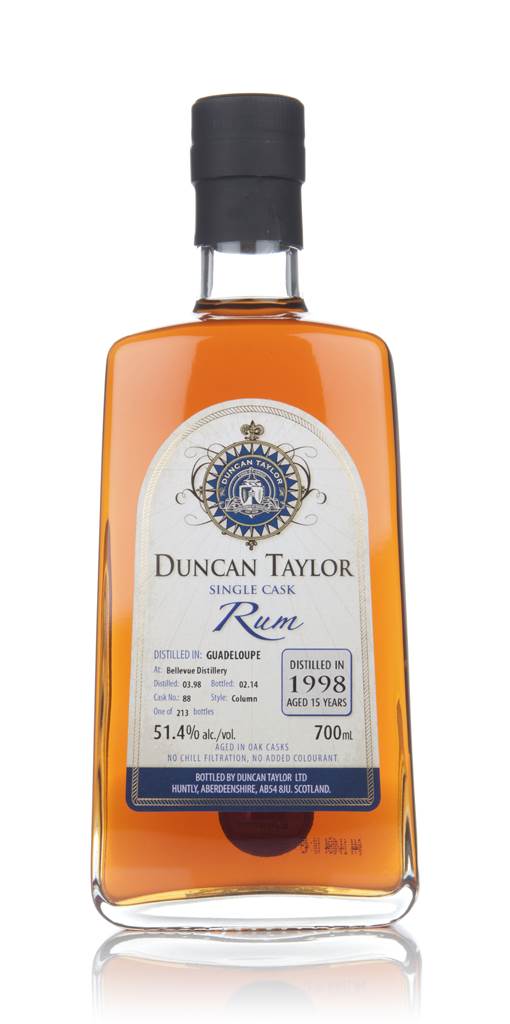 Bellevue Distillery 15 Year Old 1998 (cask 88) - Single Cask Rum (Duncan Taylor) product image