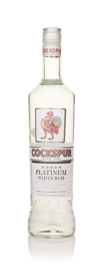 Cockspur Platinum White Rum (40%) product image