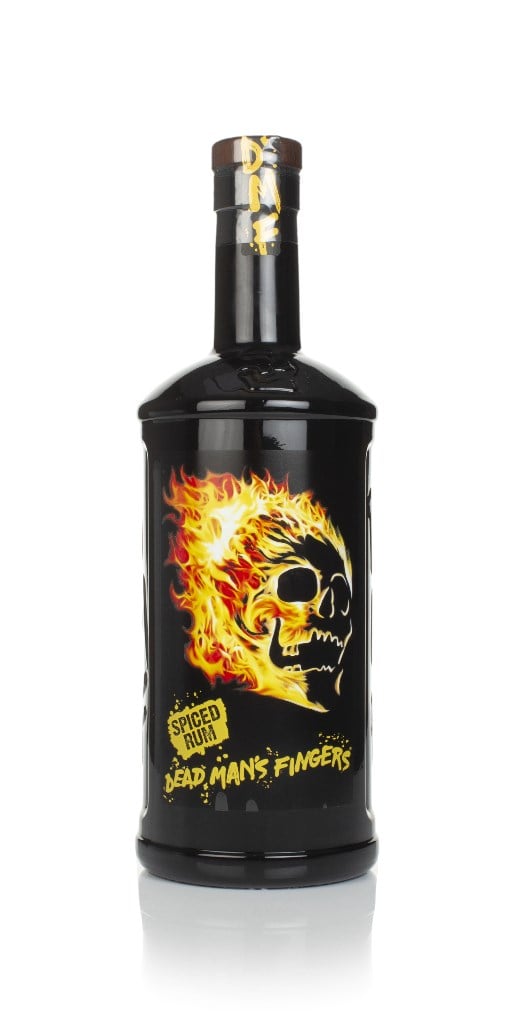 Dead Man's Fingers Spiced Rum - Flaming Skull (1.75L)