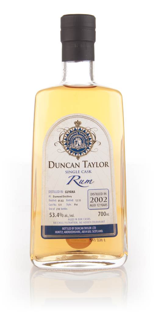 Diamond Distillery 12 Year Old 2002 (cask 131) - Single Cask Rum (Duncan Taylor) product image