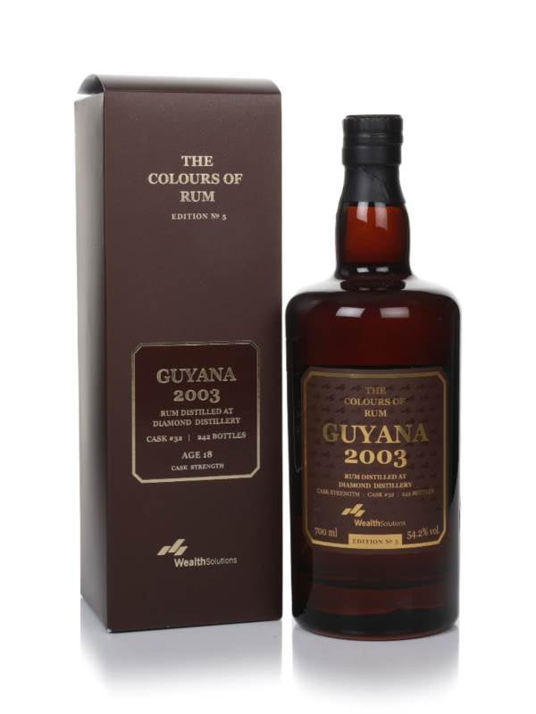 Diamond Distillery 18 Year Old 2003 Guyana Edition No. 5 - The Colours of Rum (Wealth Solutions) product image