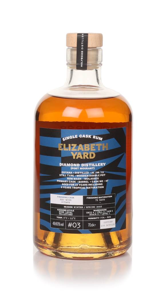 Diamond Distillery (Port Mourant) 10 Year Old 2011 (cask 57) - Elizabeth Yard (Holyrood Distillery) product image