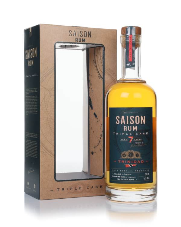 Saison Rum 7 Year Old Trinidad - Triple Cask (No Box / Torn Label) product image