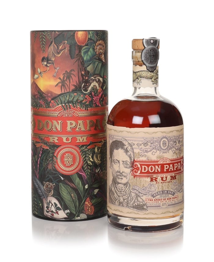Don Papa Rum With Negros Island Canister