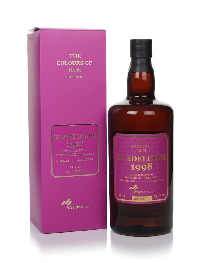 Montebello 23 Year Old 1998 Guadeloupe Edition No. 1 - The Colours of Rum (Wealth Solutions)