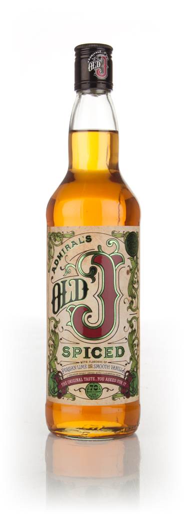 Admiral Vernon's Old J Spiced Rum Spirit Drink (No Box / Torn Label) product image