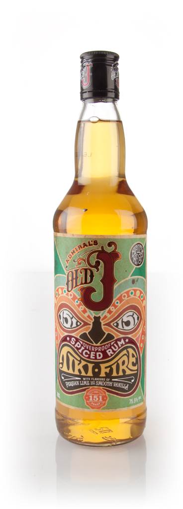 Admiral Vernon's Old J Tiki Fire Spiced Rum product image