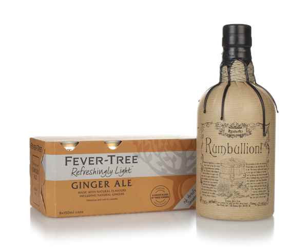 Rumbullion! and Fever-Tree Refreshingly Light Ginger Ale Fridge Pack