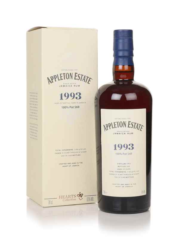 Appleton Estate 29 Year Old 1993 - Hearts Collection