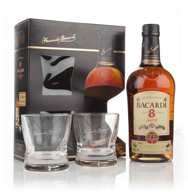Bacardi 8 Year Old Gift Pack