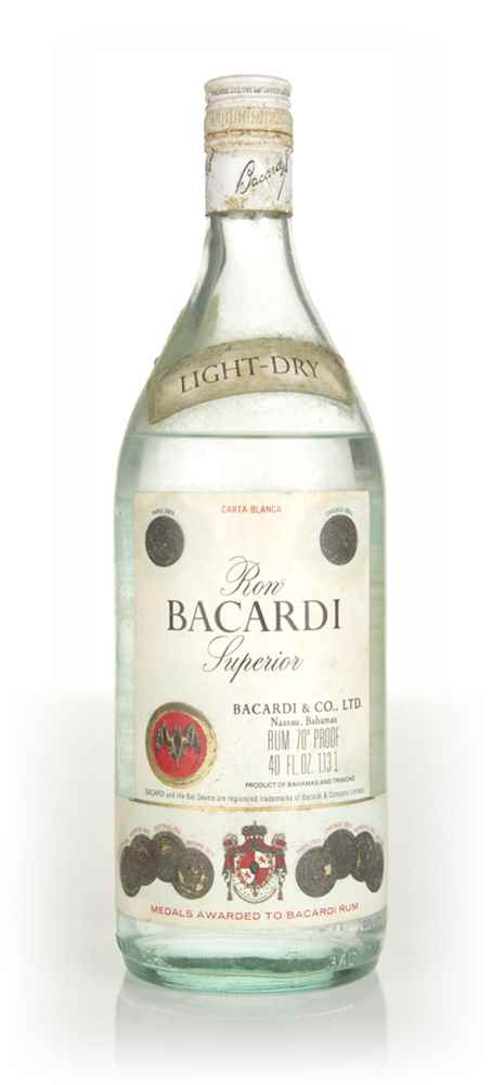 Bacardi Carta Blanca (1.13L) - 1970s
