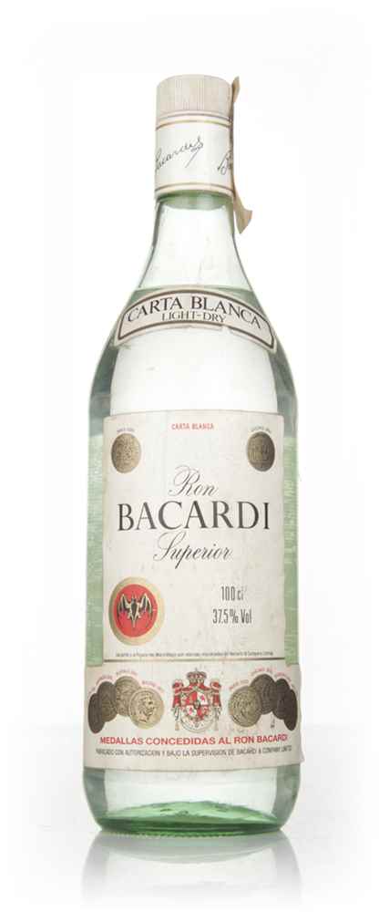 Bacardi Carta Blanca (100cl) - 1980s