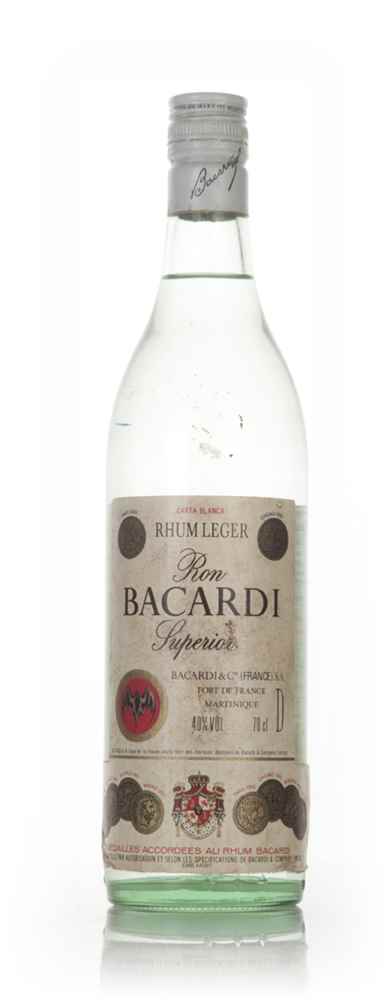 Bacardi Carta Blanca (70cl) - 1970s