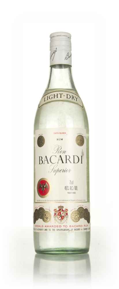 Bacardi Carta Blanca 40% - 1980s